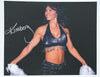 Leader of Nitro Girl SIGNED World Championship Wrestling Ring, WCW WWE Kimberly Page Autographed 8x10" Black background